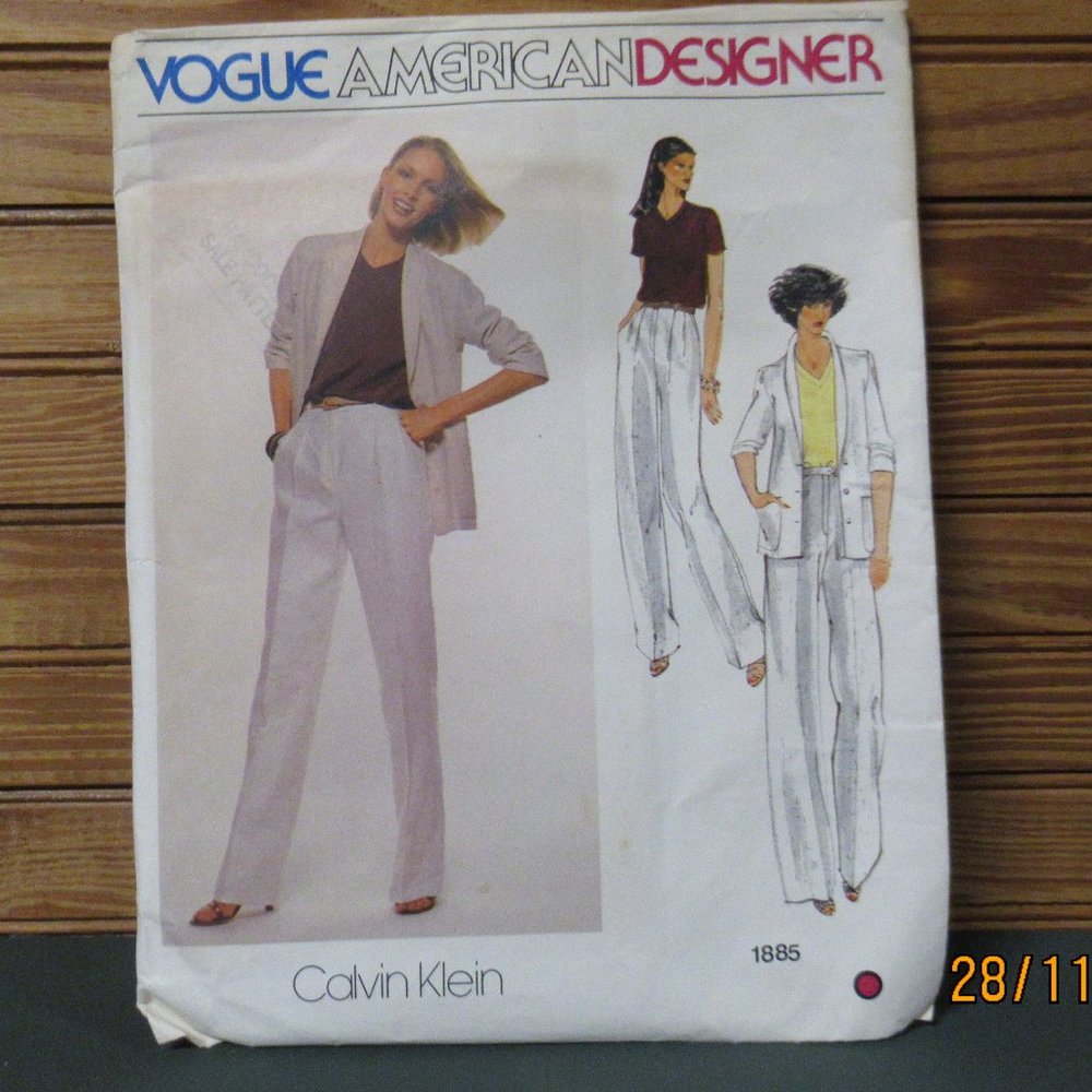 Vogue JACKET BLOUSE PANTS Pattern KLEIN Design 10